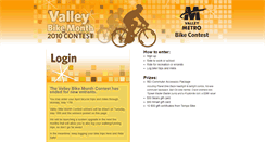 Desktop Screenshot of bikecontest.valleymetro.org